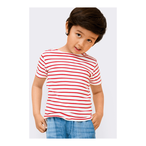 SOL'S | Round Neck Striped T-Shirt for Children